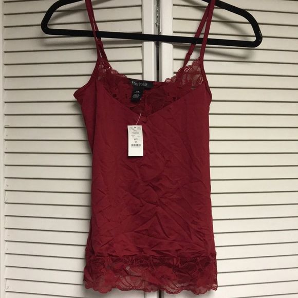 White House Black Market Tops - White house black market a Cami red size xs